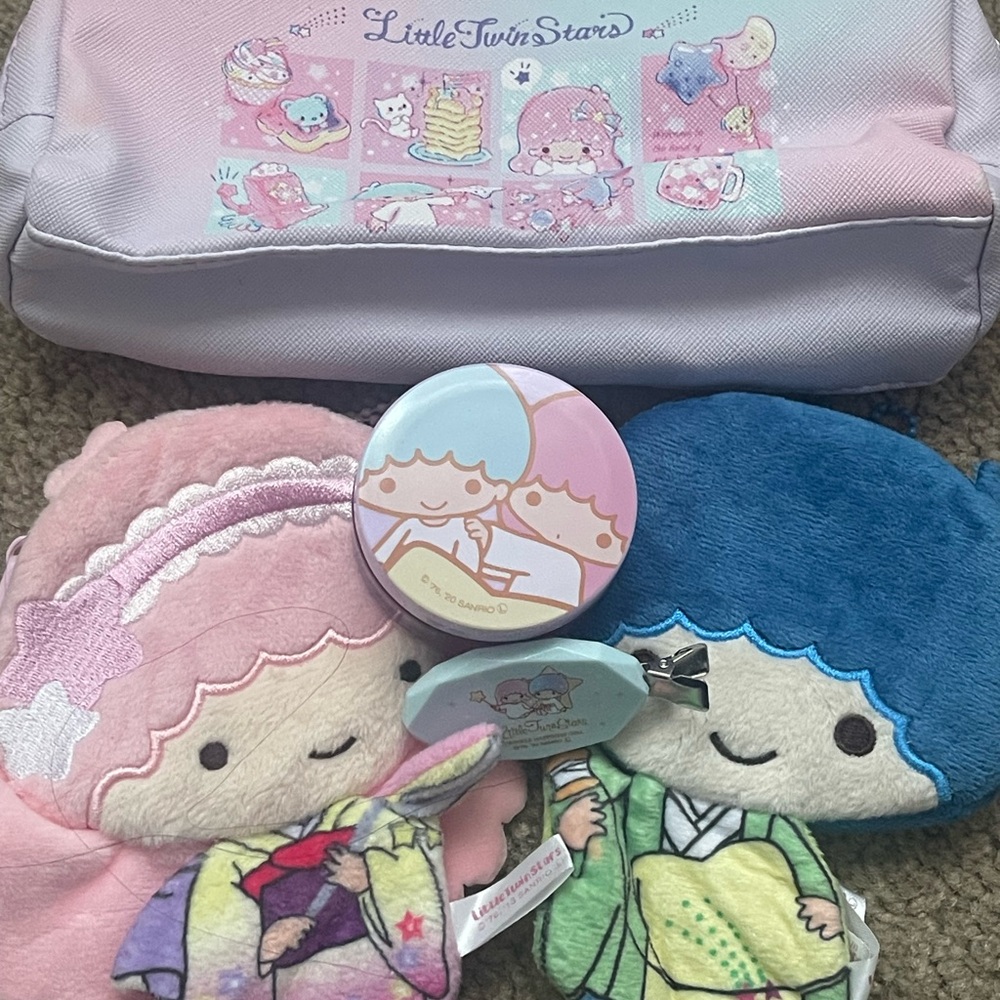 Pink and Blue Stuffed Animal Bags